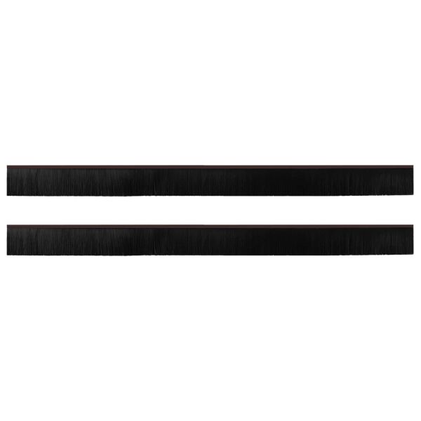 Самозалепващи се четки за уплътняване на врати 2 pcs Кафяво