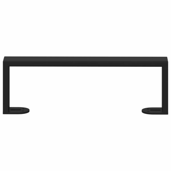 Крака за мебели 12 pcs Черно 311 x 40,5 x 100 мм Желязо