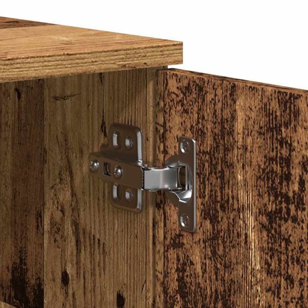 ТВ шкаф Старо дърво 140x35x40 cm Инженерна дървесина