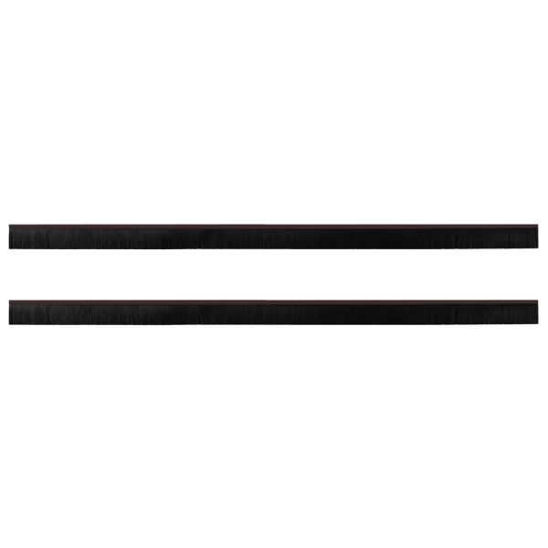 Самозалепващи се четки за уплътняване на врати 2 pcs Кафяво