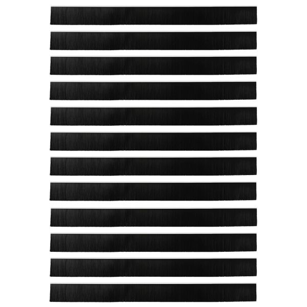 Самозалепващи се четки за уплътняване на врати 12 pcs Бяло