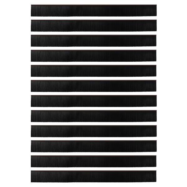 Самозалепващи се четки за уплътняване на врати 12 pcs Кафяво