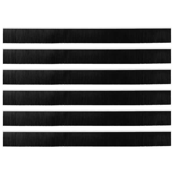 Самозалепващи се четки за уплътняване на врати 6 pcs Бяло