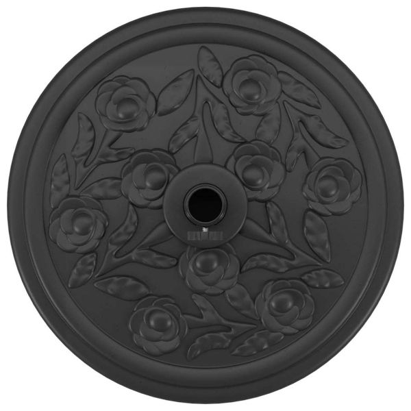 Основа за чадър Арт Деко Черно Ø 45 х 39,5 см Желязо