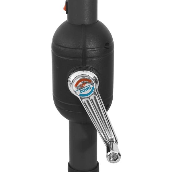 Градински чадър с LED лампички, 400 см, таупе