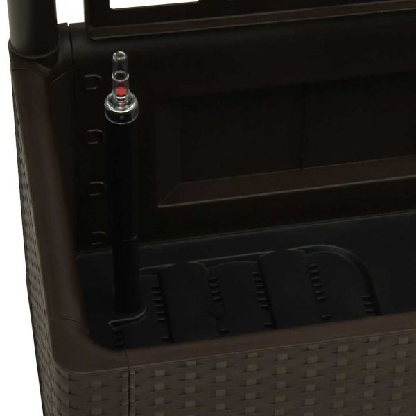 Градинска повдигната леха с решетка, самополивна, мока