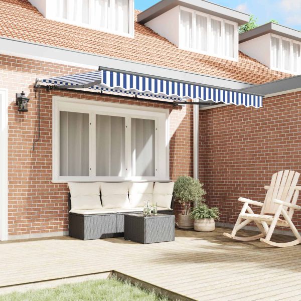 Сгъваем навес Синьо 250 x 200 cm текстил