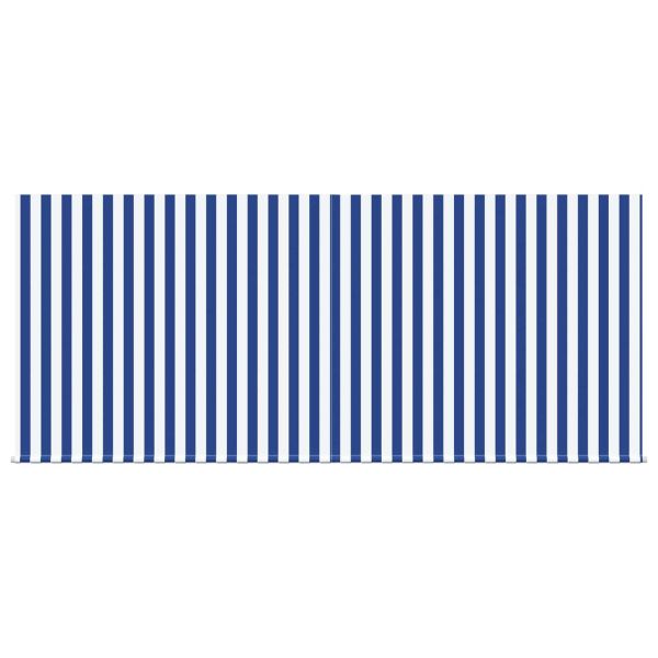 Сгъваем навес Синьо и бяло 300 x 200 cm Полиестер и алуминий