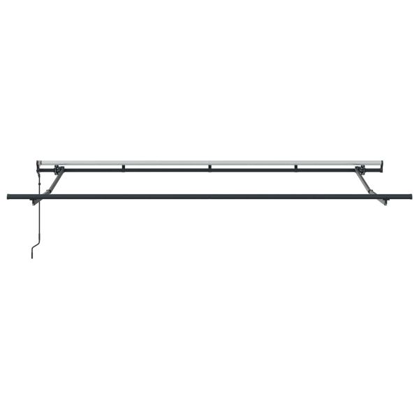 Сгъваем навес Жълто 400 x 200 cm текстил