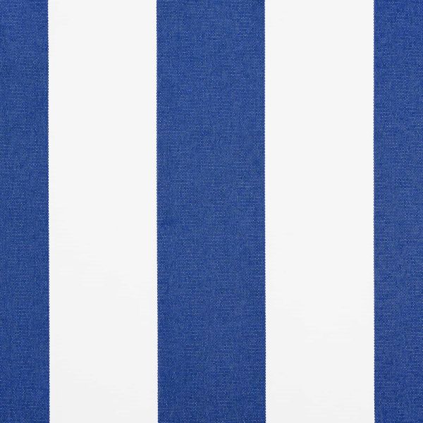 Сгъваем навес Синьо и бяло 400 × 300 cm Полиестер и алуминий