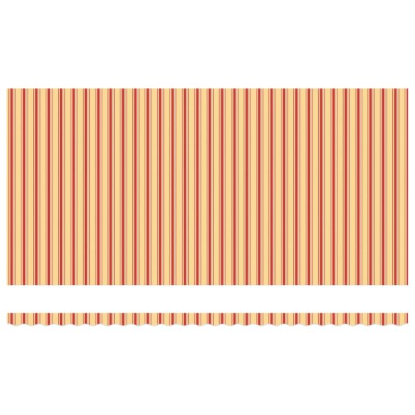 Сгъваем навес Жълт и оранжев 600 × 350 cm Тъкан и алуминий