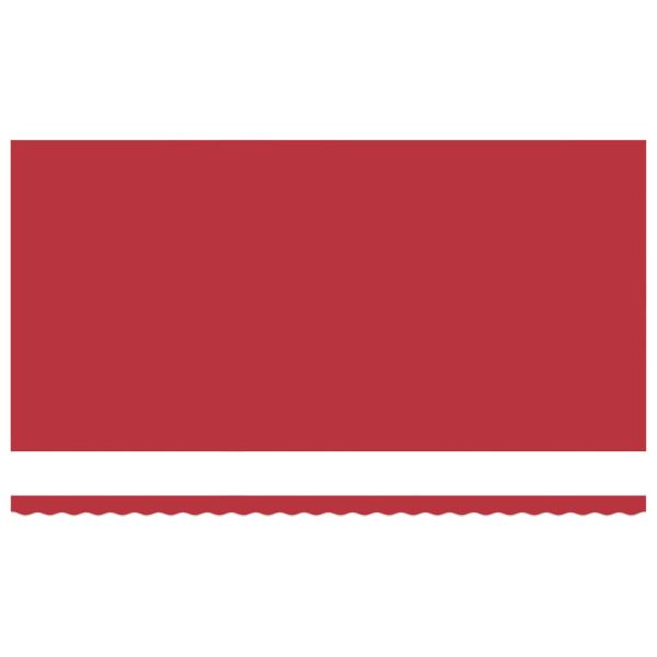 Сгъваем навес Червено 600 × 350 cm Полиестер и стомана