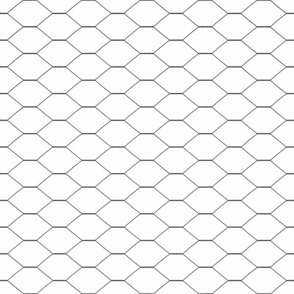 Стълб за ограда. Сив 25 x 1,5 м (25 мм мрежа) Стомана