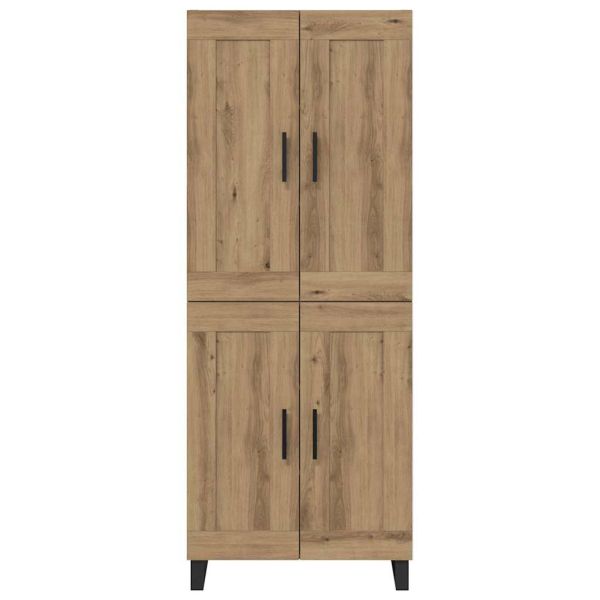Висок шкаф Дъб 69,5 x 34 x 180 см Инженерно дърво