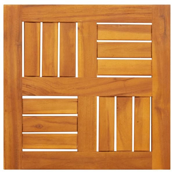 Плот за маса, 40x40x2 см, квадратен, акациево дърво масив