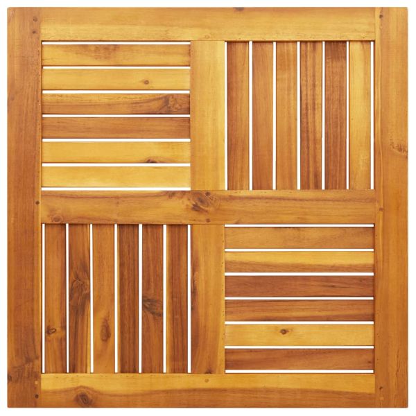 Плот за маса, 70x70x2 см, квадратен, акациево дърво масив