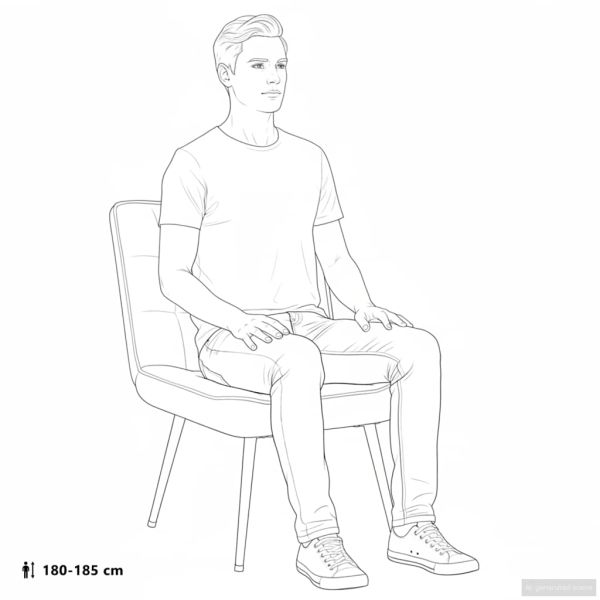 Релаксиращ стол син 64x74x84 cm кадифе