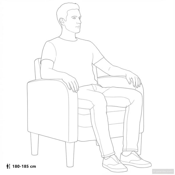 Разтегателен диван с подлакътници тъмносив 54см изкуствена кожа