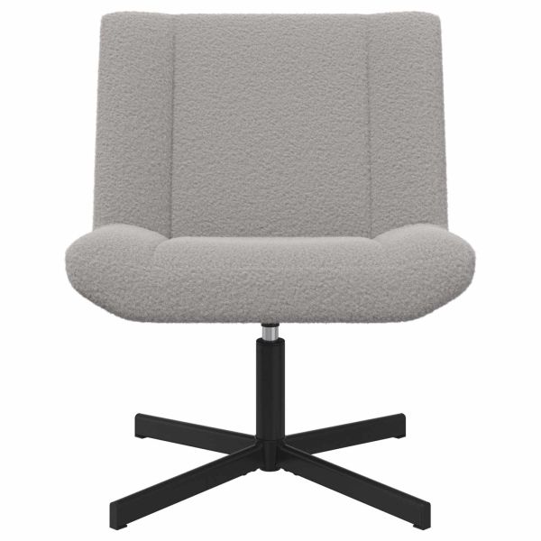 Въртящ се стол Светлосиво 63 x 75 x 76 см Овча