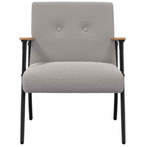 фотьойл Светлосиво 59 x 75 x 78 см