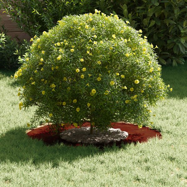 подходяща за плоски дървени халки Кафяво Ø30 / 60 см