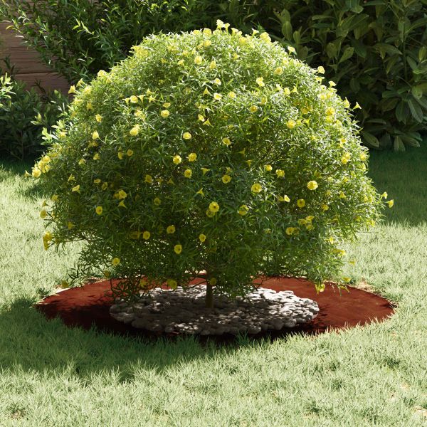 подходяща за плоски дървени халки 5 pcs Кафяво Ø40 / 70 см