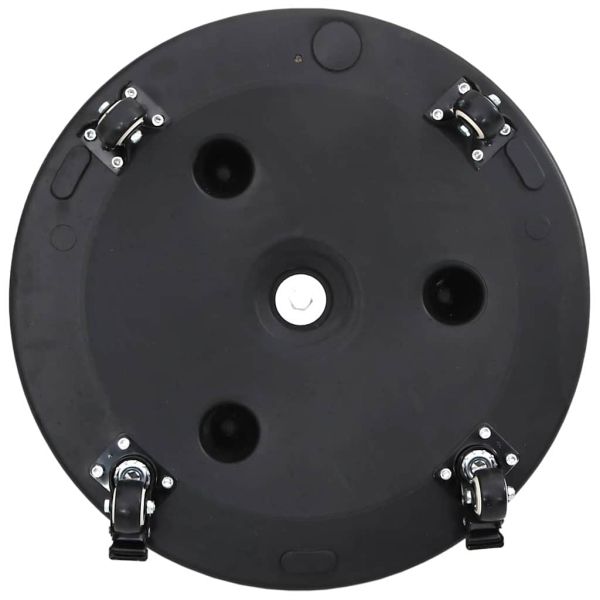 Основа за чадър Арт Деко Черно Ø 45 х 39,5 см Желязо