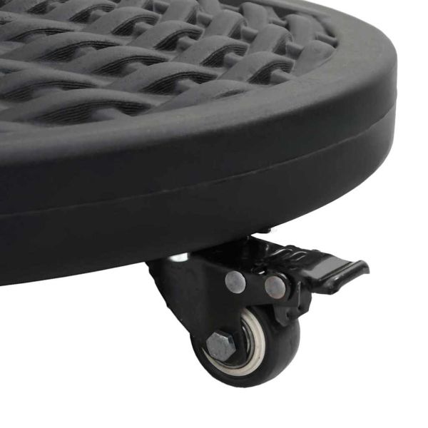 Основа за чадър Арт Деко Черно Ø 45 х 39,5 см Желязо