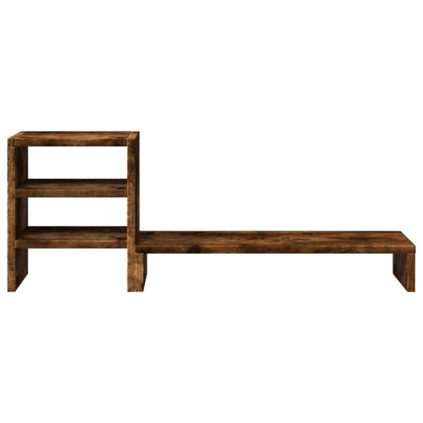 Поставка за монитор с органайзер за бюро опушен дъб инж. дърво