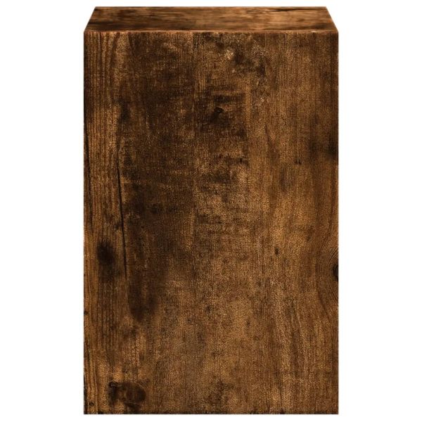 Поставка за монитор с органайзер за бюро опушен дъб инж. дърво