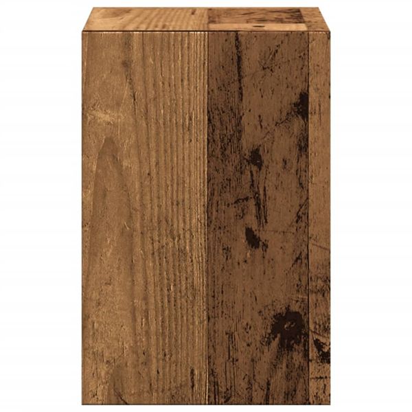 Поставка за монитор с органайзер за бюро старо дърво инж. дърво