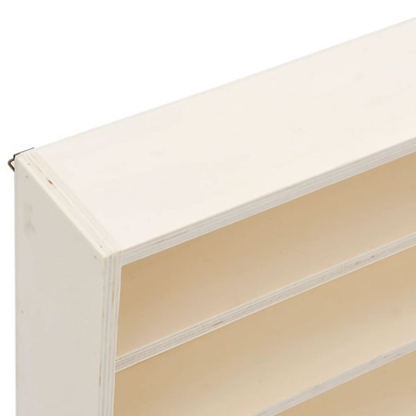 Дървена колекционерска витрина с 6 рафта 60x8,5x55 см