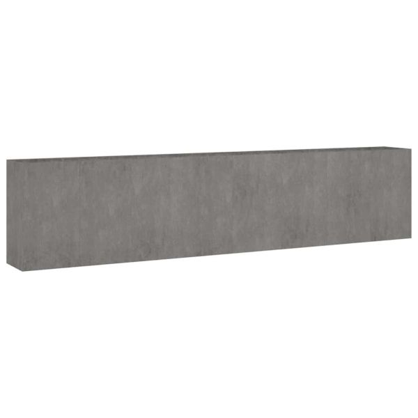 Градинска повдигната леха 360x40x80 см кортенова стомана