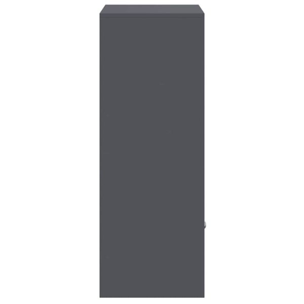 Пощенска кутия за пратки Антрацит 41 x 38 x 103 см Стомана