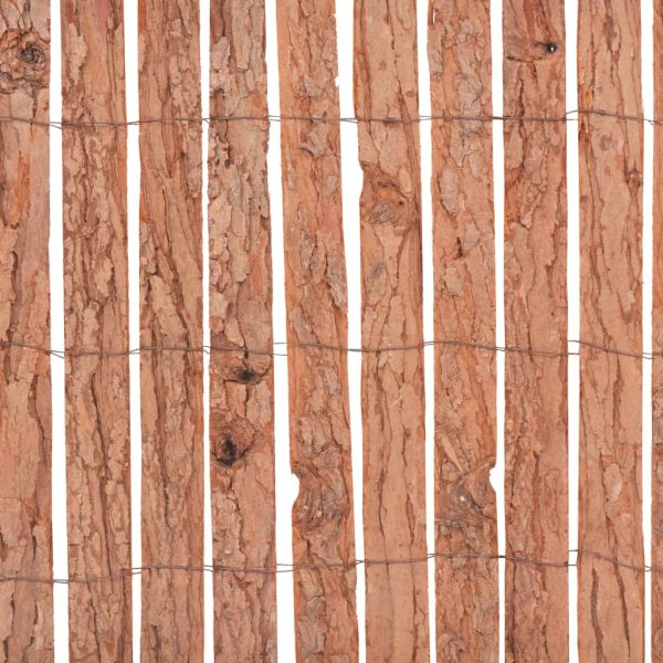 Ограда от дървесна кора, 1000x30 см