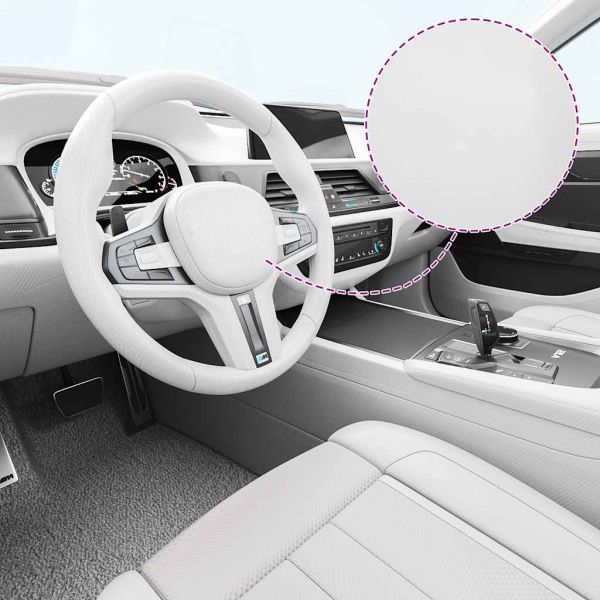 Фолиа за кола, 2 бр, 4D бели, 100x150 см