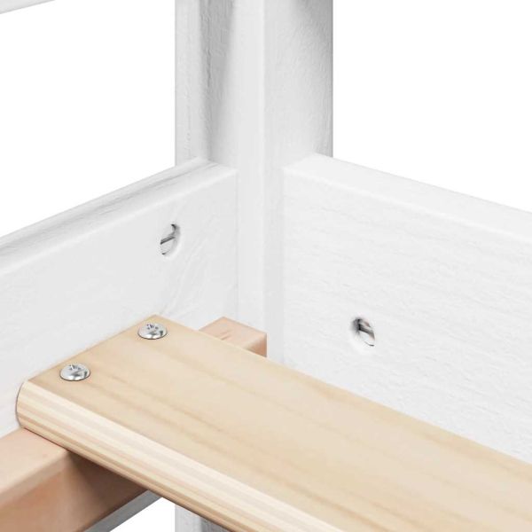 Дневно легло с покрив без матрак 80x200 cm Масивна дървесина