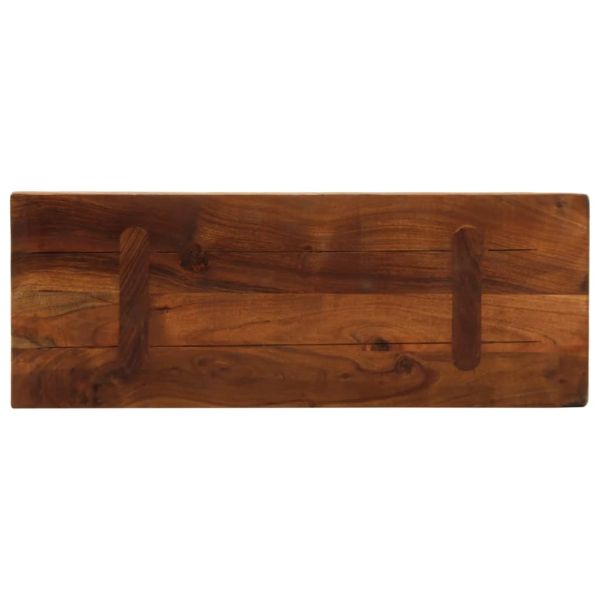 Плот за маса 80x40x3,8 см правоъгълен регенерирано дърво масив