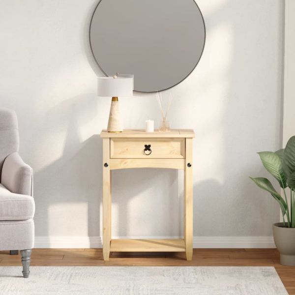 Конзолна маса "Corona" 55x35x73 см борово дърво масив