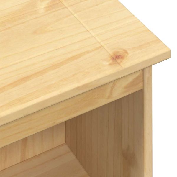 Етажерка за книги "Corona" 46x29x100 см масивно дърво бор