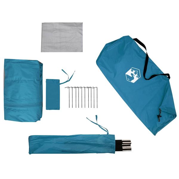 Палатка за душ, синя, водоустойчива