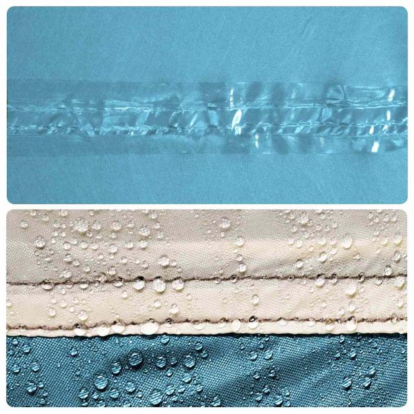 Палатка за душ, синя, водоустойчива