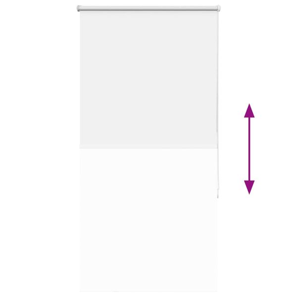 Ролкова щора Blackout бял 65x175 см Ширина на плата 60,7 см