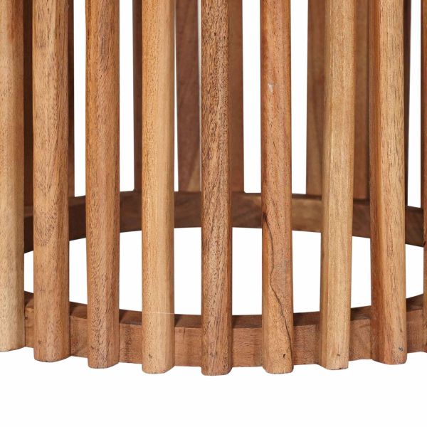 Комплект помощни маси със съхранение Кафяво 40 x 40 x 45 cm