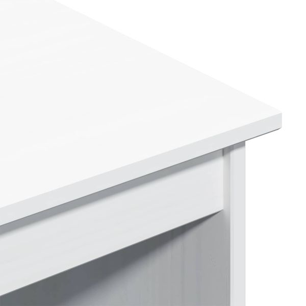 Бюро Бяло 112 x 50 x 75 см Солиден бор