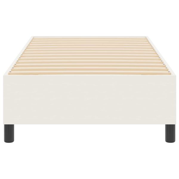 Платформено легло Крем 100 x 200 cm текстил