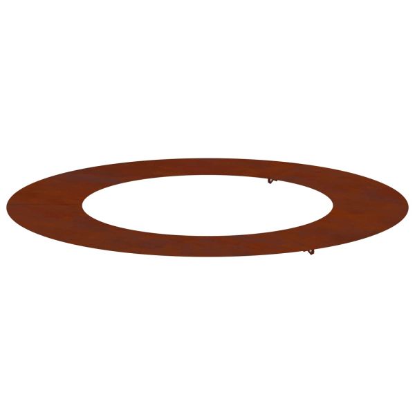 подходяща за плоски дървени халки Кафяво Ø50 / 80 см