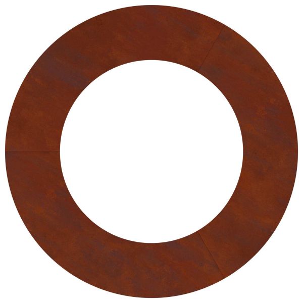 подходяща за плоски дървени халки Кафяво Ø50 / 80 см