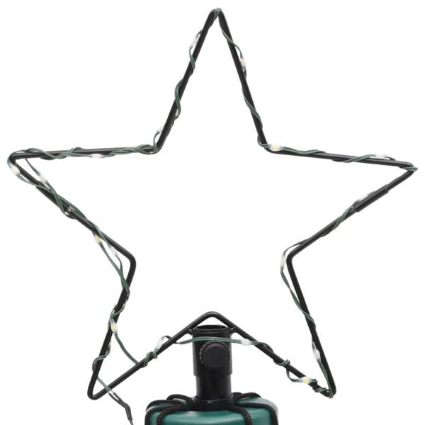 Коледна елха с шип, топло бяло, 108 LED, 180 см