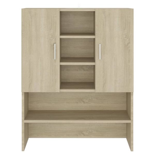 Шкаф за пералня, дъб сонома, 70,5x25,5x90 см